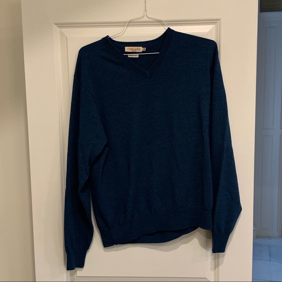 Men’s 100% merino wool Culwell & Son large sweater - Picture 1 of 2